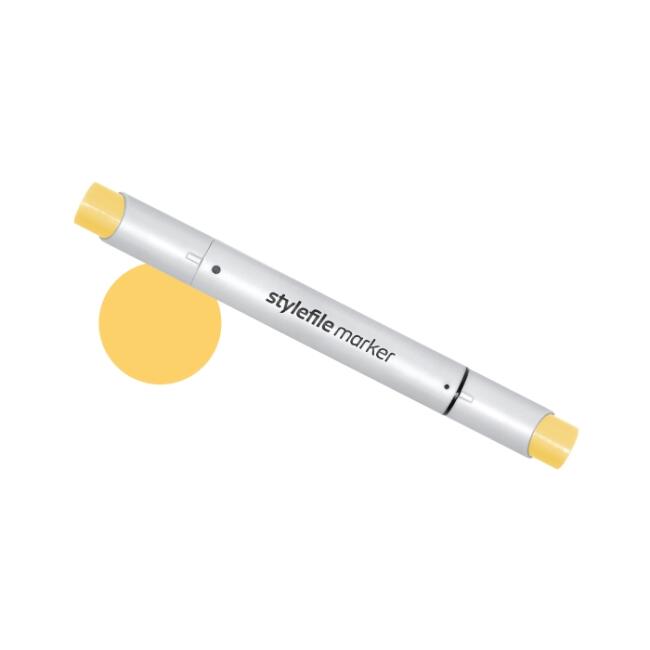 Stylefile Markör Fırça Uçlu  Kalem N:158 Yellow - 3
