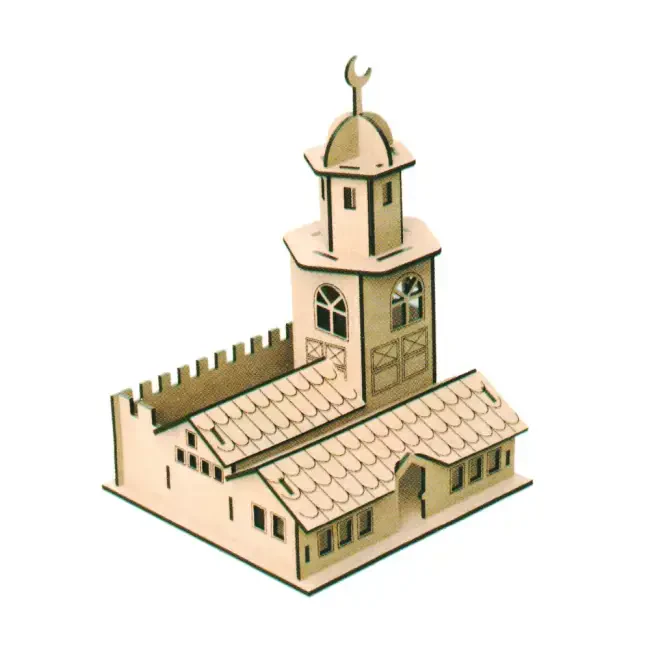 Südor Ahşap Maket Boyama Seti Kız Kulesi MD2-05 - 2