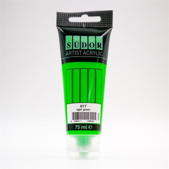 Südor Mona Lisa Tüp Akrilik Boya 75 ml Açık Yeşil 617 - 1