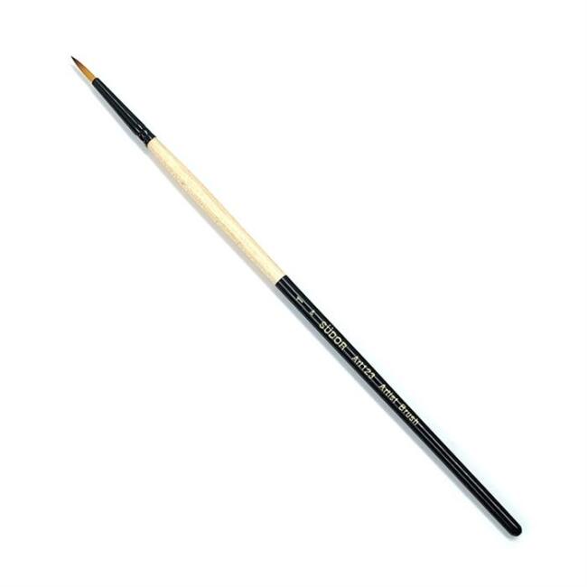 Südor Seri Art123 Sentetik Yuvarlak Uçlu Fırça No:1 - 1