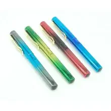 Chren Pistonlu Dolma Kalem EF Uç Karışık Metalik Renkli 812 - 1