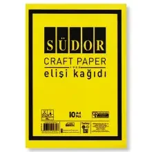 Südor Elişi Kağıdı 90 gr A4 10'lu Karışık Renkler FK-01 - 1