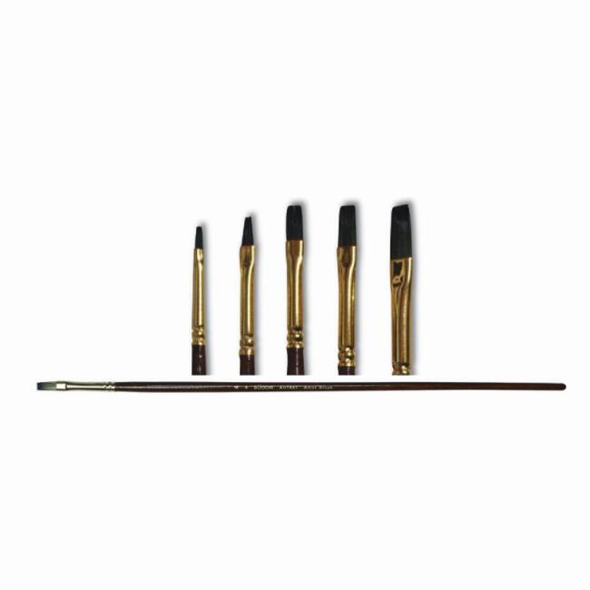 Südor Seri 1881 Fırça Yassı Uc Sentetik Kıl No:4 - 1