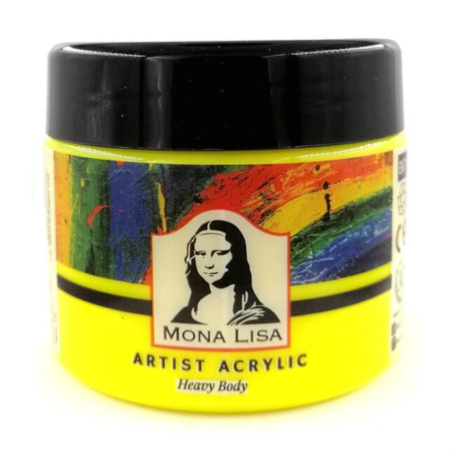 Südor Mona Lisa Artist Akrilik Boya 125 ml Neon Yellow 905 - 1