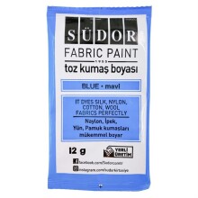Südor Toz Kumaş Boyası 12g Mavi - Südor