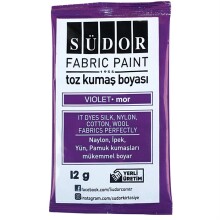 Südor Toz Kumaş Boyası 12g Mor - Südor