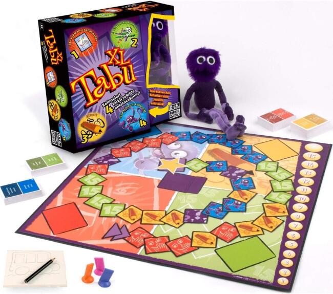 Tabu XL Kutu Oyunu, 4 Farklı Oyun Alternatifi Hasbro Gaming - 2
