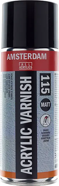 Talens Akrilik Mat Sprey Vernik 400 ml - 1