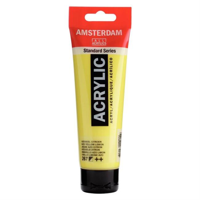 Talens Amsterdam Akrilik Boya 120 ml Azo Yellow Lemon 267 - 1