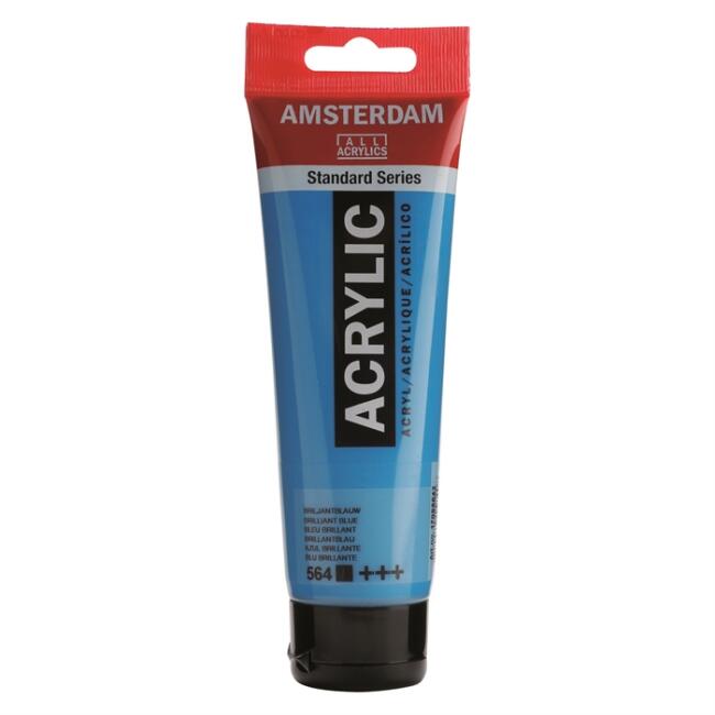 Talens Amsterdam Akrilik Boya 120 ml Brillant Blue 564 - 1