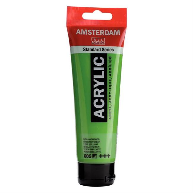 Talens Amsterdam Akrilik Boya 120 ml Brillant Green 605 - 1