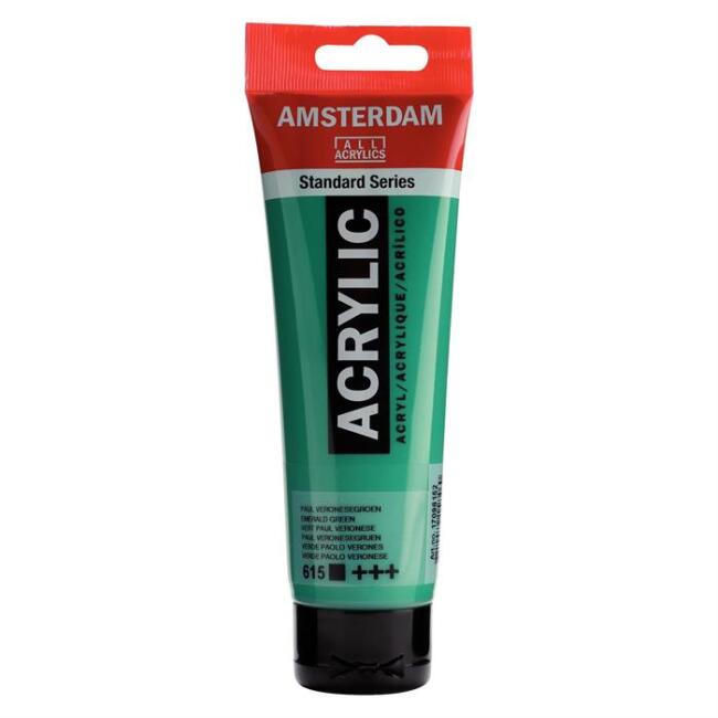 Talens Amsterdam Akrilik Boya 120 ml Emerald Green 615 - 1