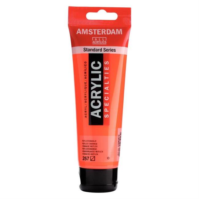 Talens Amsterdam Akrilik Boya 120 ml Reflex Orange 257 - 1