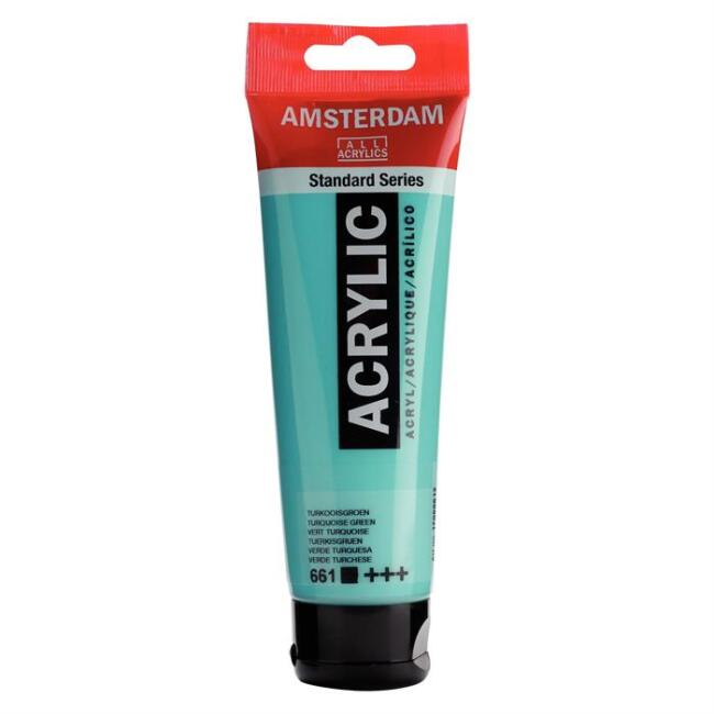 Talens Amsterdam Akrilik Boya 120 ml Turquoise Green 661 - 1