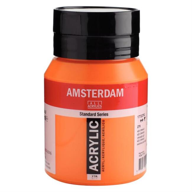 Talens Amsterdam Akrilik Boya 500 ml Azo Orange 276 - 1