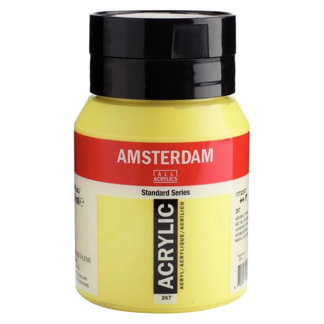 Talens Amsterdam Akrilik Boya 500 ml Azo Yellow Medium 267 - 1