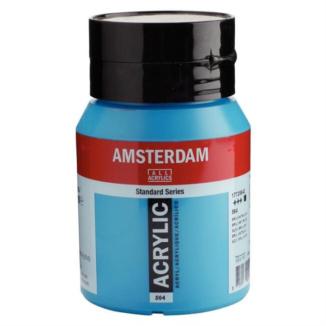 Talens Amsterdam Akrilik Boya 500 ml Brillant Blue 564 - 1