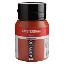 Talens Amsterdam Akrilik Boya 500 ml Burnt Sienna 411 - Amsterdam