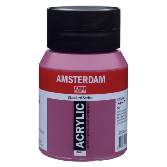 Talens Amsterdam Akrilik Boya 500 ml Caput Mortuum Violet 344 - 1