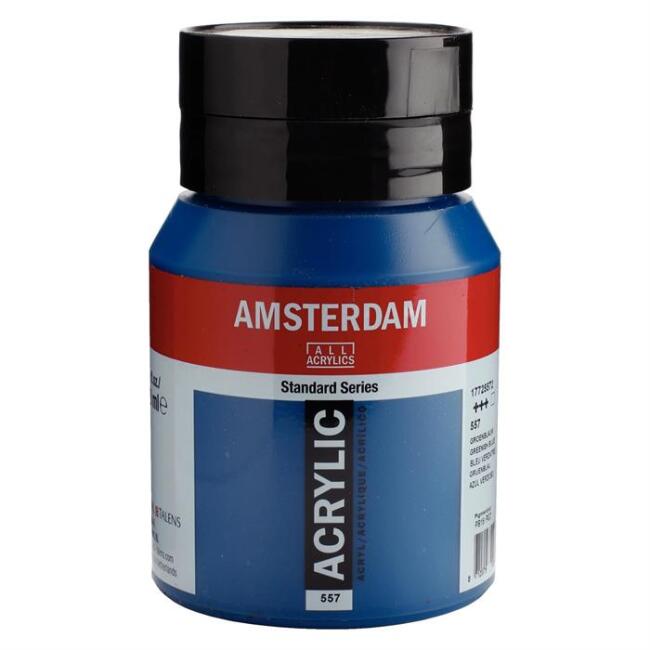 Talens Amsterdam Akrilik Boya 500 ml Greenish Blue 557 - 1