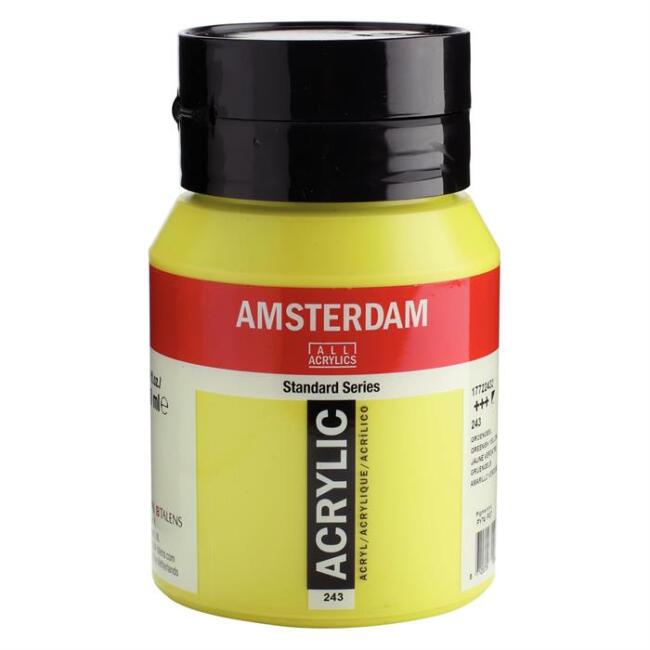 Talens Amsterdam Akrilik Boya 500 ml Greenish Yellow 243 - 1