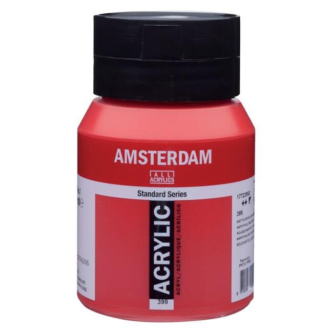 Talens Amsterdam Akrilik Boya 500 ml Napthol Red Deep 399 - 1