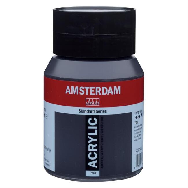 Talens Amsterdam Akrilik Boya 500 ml Payne's Grey 708 - 1