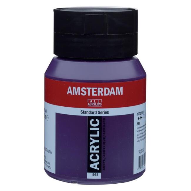 Talens Amsterdam Akrilik Boya 500 ml Permanent Blue Violet 568 - 1