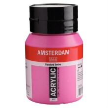 Talens Amsterdam Akrilik Boya 500 ml Permanent Red Violet Light 577 - Amsterdam