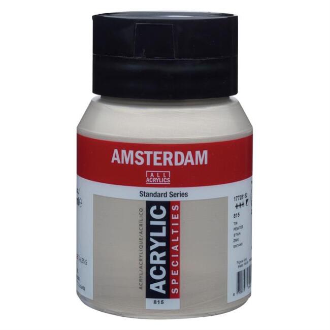 Talens Amsterdam Akrilik Boya 500 ml Pewter 815 - 1