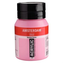 Talens Amsterdam Akrilik Boya 500 ml Quinacridone Rose Light 385 - Amsterdam