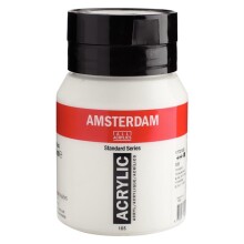 Talens Amsterdam Akrilik Boya 500 ml Titanium White 105 - Amsterdam