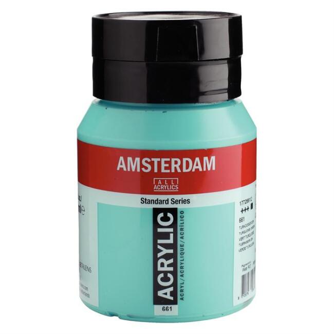 Talens Amsterdam Akrilik Boya 500 ml Turquoise Green 661 - 1