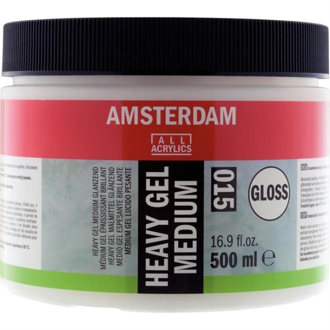 Talens Amsterdam Akrilik Gloss Heavy Gel Medium 500 ml N:15 - 1