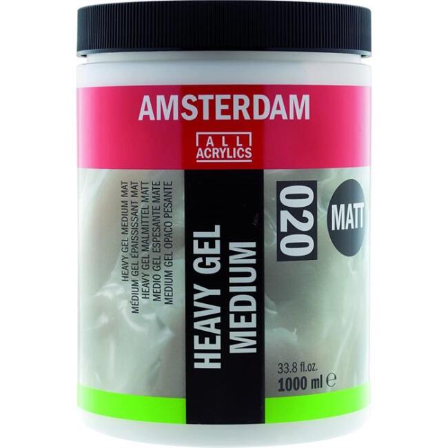 Talens Amsterdam Akrilik Heavy Gel Matt Medium 1000 ml N:20 - 1