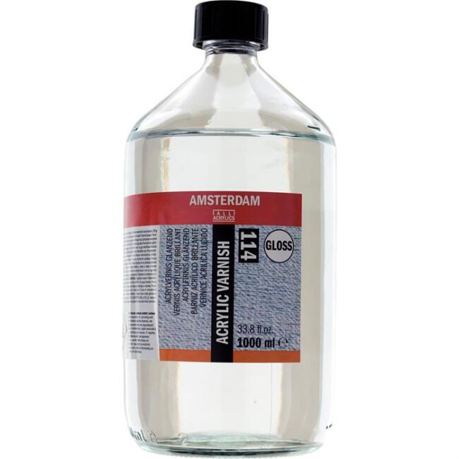 Talens Amsterdam Akrilik & Yağlı Boya Parlak Vernik 1000 ml 114 - 1