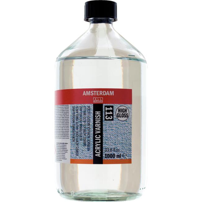 Talens Amsterdam Akrilik Parlak Vernik 1000 ml Acrylic High Gloss Varnish 113 - 1