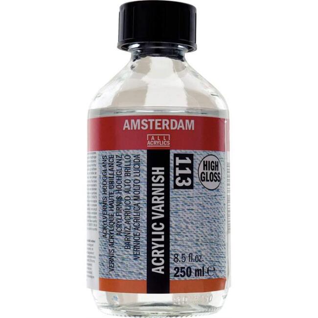 Talens Amsterdam Akrilik Parlak Vernik 250 ml Acrylic High Gloss Varnish N:113 - 1