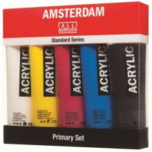 Talens Amsterdam Akrilik Standart Primary Boya Seti 5’li 120 ml - Amsterdam