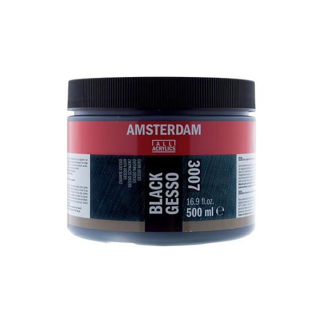 Talens Amsterdam Black Gesso 500 ml - 1
