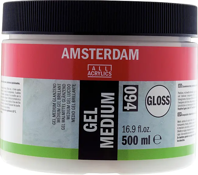 Talens Amsterdam Gel Medium Gloss Parlak Akrilik Boya Medyumu 500 ml 094 - 1