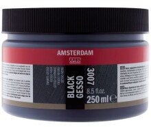 Talens Amsterdam Gessa Siyah 250 ml - Amsterdam