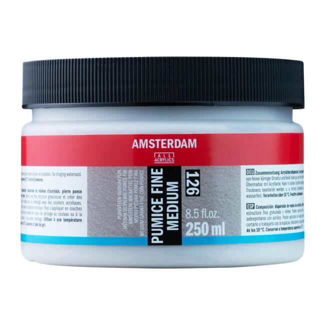 Amsterdam Pumice Fine Medium İnce Doku Pomza Medyum 250 ml 126 - 1