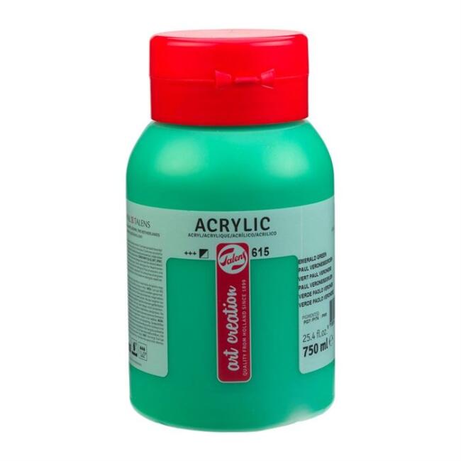 Talens Art Creation Akrilik Boya 750 ml Emerald Green 615 - 1