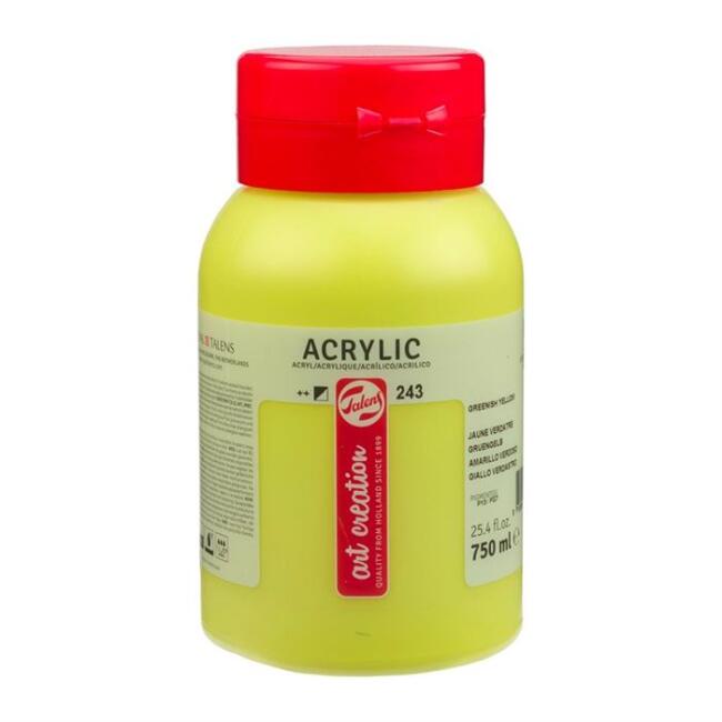 Talens Art Creation Akrilik Boya 750 ml Greenish Yellow 243 - 1