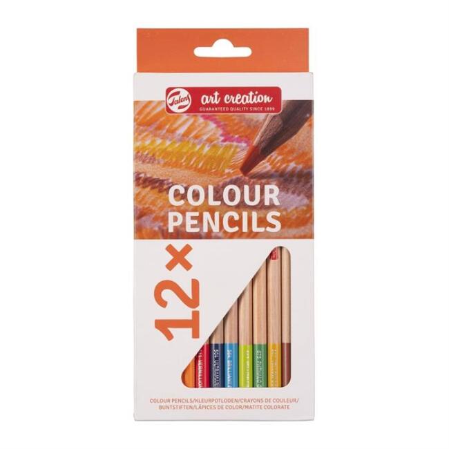 Talens Art Creation Colour Pencil Kuru Boya Kalemi 12 Renk - 1