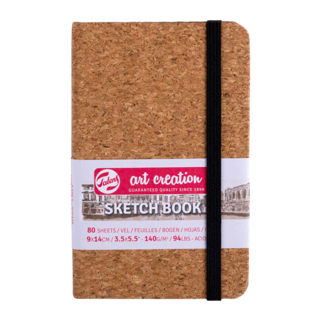 Talens Art Creation Cork Sketch Book Eskiz Defteri 140 gr 9x14 cm 80 Yaprak 9314051M - 1