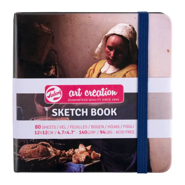 Talens Art Creation Milkmaid Sketch Book Eskiz Defteri 140 gr 12x12 cm 80 Yaprak 9314354M - 1