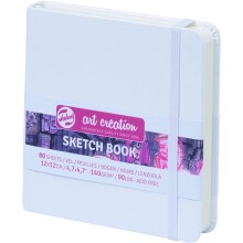 Talens Art Creation Sketch Book Eskiz Defteri 80 Yaprak 140 g 12x12 cm Beyaz - Art Creation