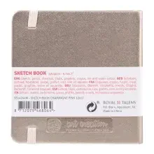 Talens Art Creation Sketch Book Eskiz Defteri 80 Yaprak 140 g 12x12 cm Champagne Pink 9314244M - Art Creation (1)